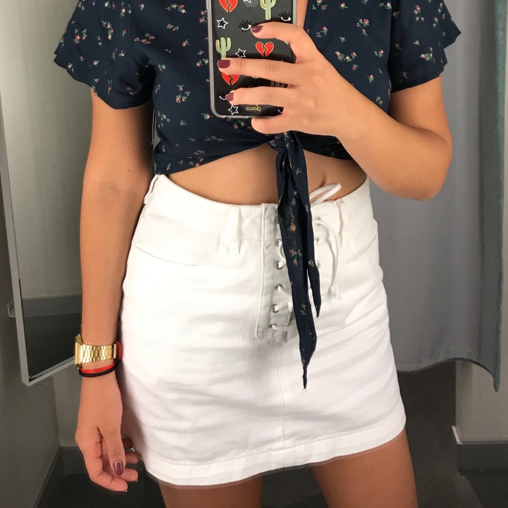Pacsun white skirt